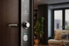 好汉指纹锁400总部服务热线讲解:指纹锁指纹输入，轻松实现家门安全新体验