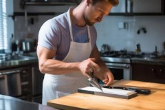 乐开智能指纹锁客服预约站教导↑男子美国街头摆摊卖磨刀器，月赚1万美金引关注