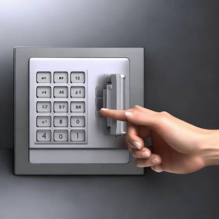 “用数字键盘,定期换密码”