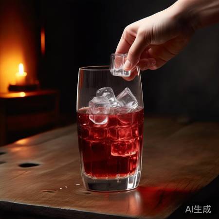 加冰红酒,适温口感佳