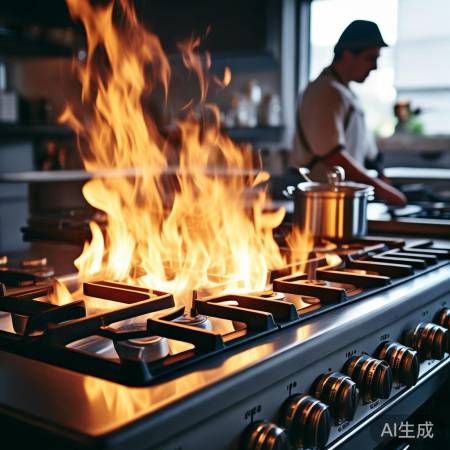 燃气灶火力强劲,分段调火