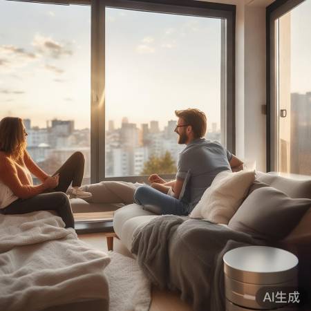 楼顶空气能主机,享受宁静生活