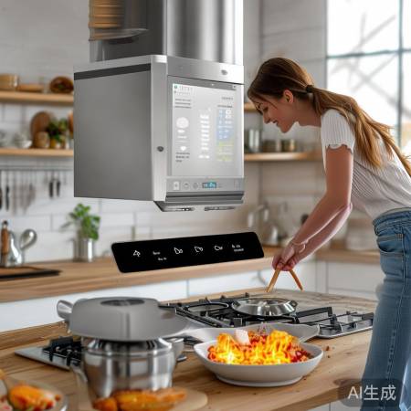 新飞油烟机6590,智能烹饪助