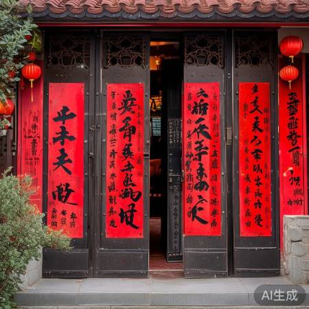 春联防盗门,守护平安福