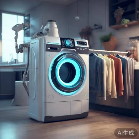 智能洗衣机,自动识衣洗护