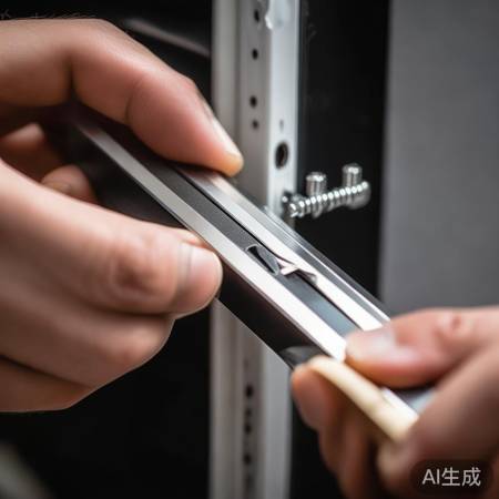 指纹锁面板,精准安装