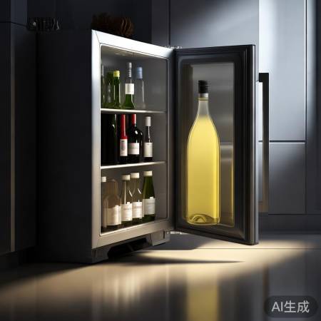 冰箱避光储白酒