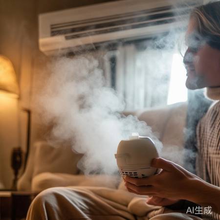 空调房喉咙痒,增湿解痒法