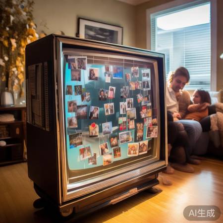 旧电视变文艺照片墙