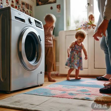 洗衣机地面需防滑