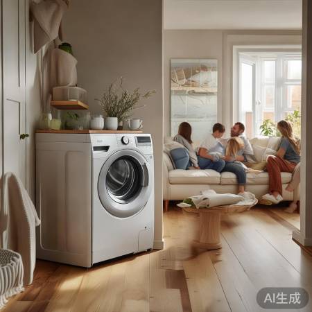 洗衣机角落,家居忙手,温馨实用