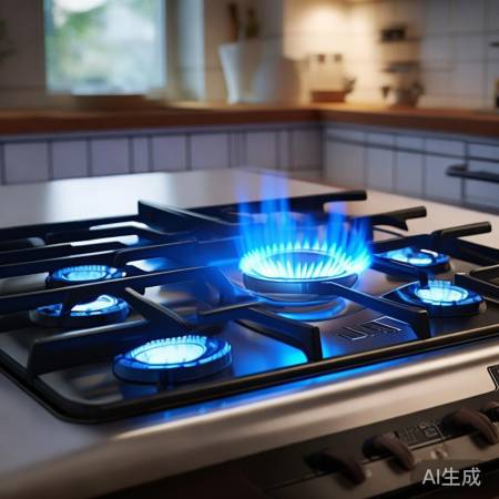 燃气灶安全稳定,自动熄火保护