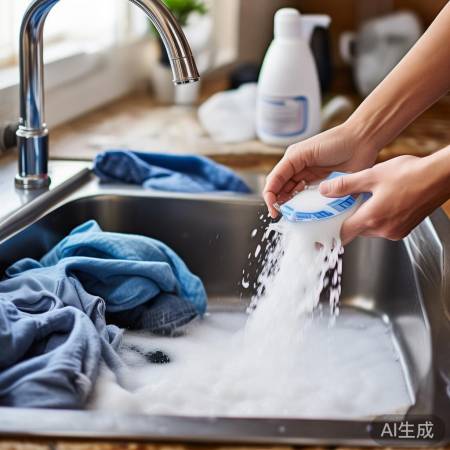 洗衣粉适量,避免损伤衣物