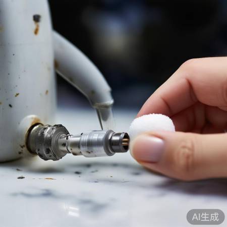 喷嘴不灵活,酒精擦拭。