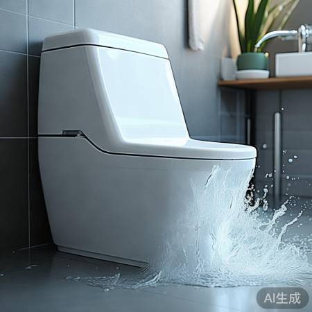 智能马桶冲力强,解决便秘残留。