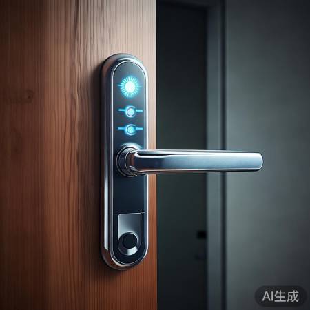 智能锁灯光闪烁，家居生活新体验