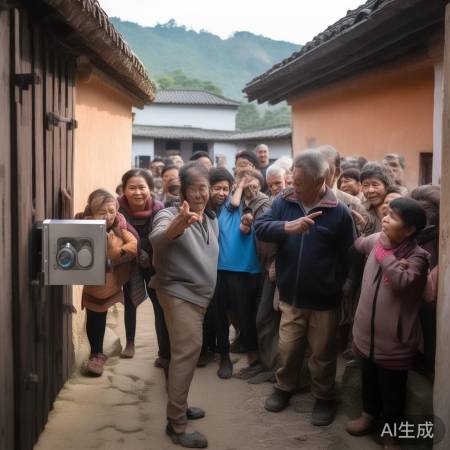 农村大院门升级智能锁，生活更便捷