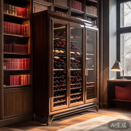 书房配置红酒柜，品质生活新选择