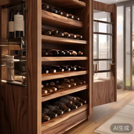 红酒酒柜设计效果图：优雅储酒空间推荐