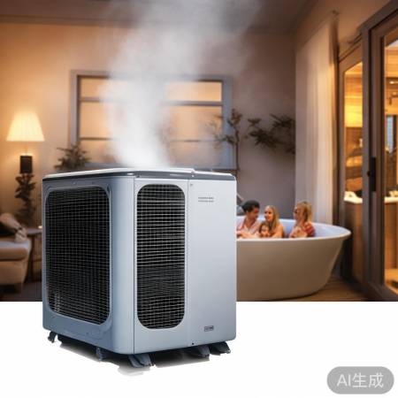 商用空气能热水机,四季恒温环保