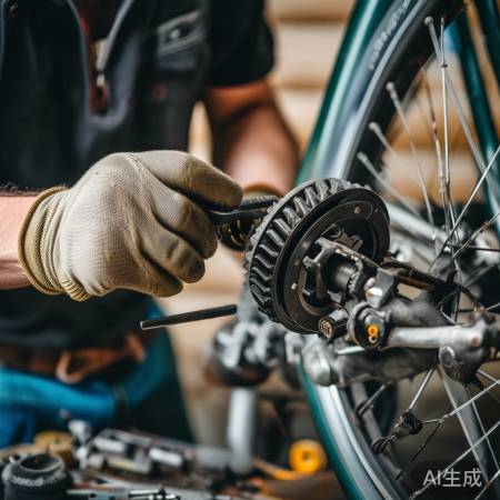 小心更换旧减速轮