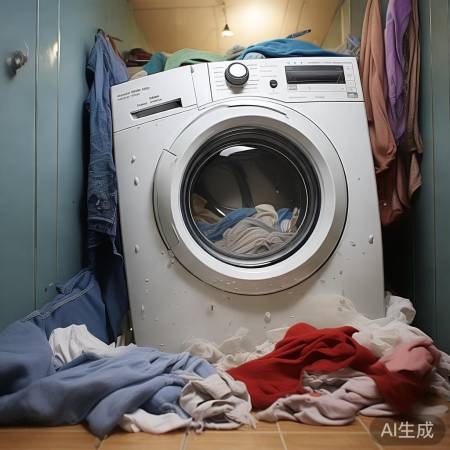 洗衣机震动,衣物变形,需改进