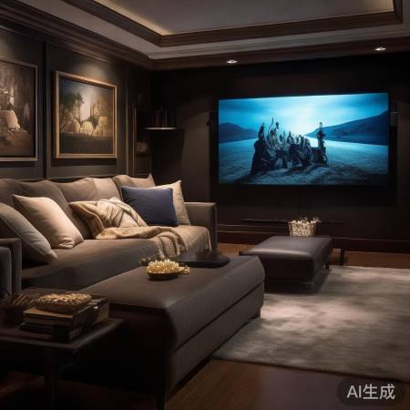 舒适观影布置