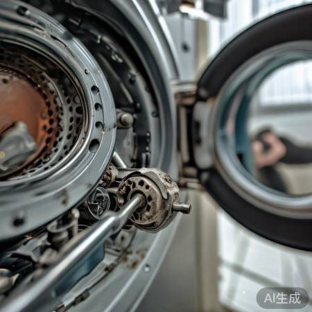 检查洗衣机螺丝,防异响