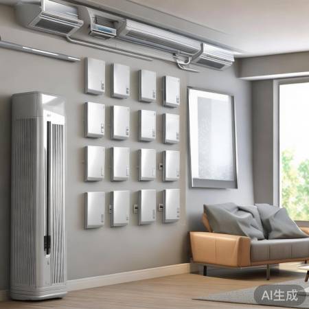 “一拖十中央空调,节能美观”