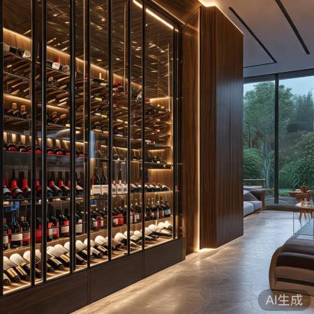 别墅红酒柜,品味风水秘籍