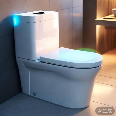 智能马桶:自动冲洗、暖风烘干、