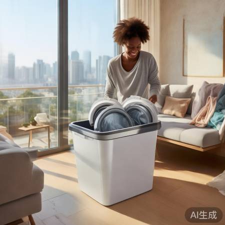 洁尚自助洗衣机桶：轻松洗涤新体验