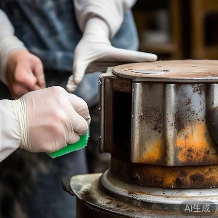 消毒柜除锈焕新法