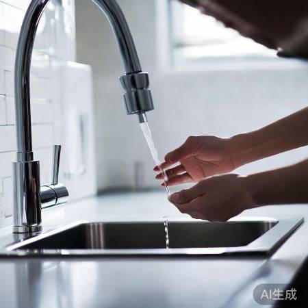 调阀门至水温适中