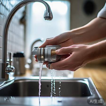 调整水阀,稳定水压