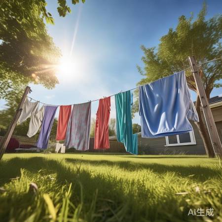 阳光晾衣杀菌蓬松