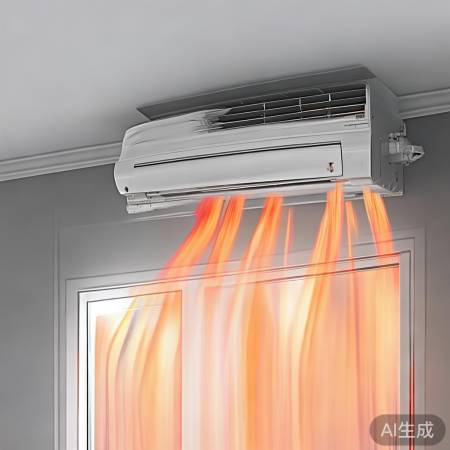 空调孔宜置室外机上方