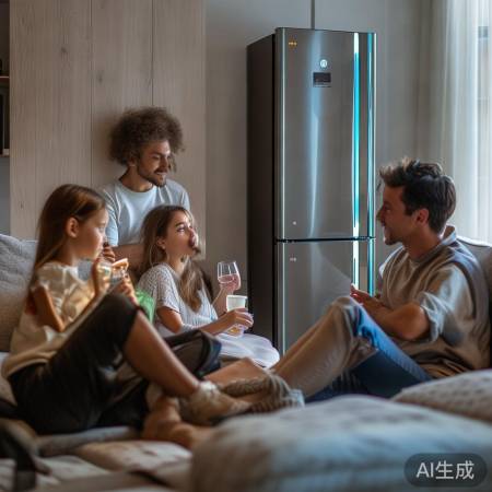 现代家居风冰箱,温馨惬意
