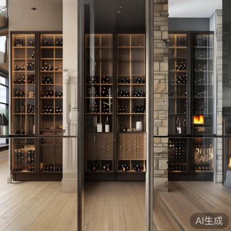 隔断装饰红酒柜风格多样