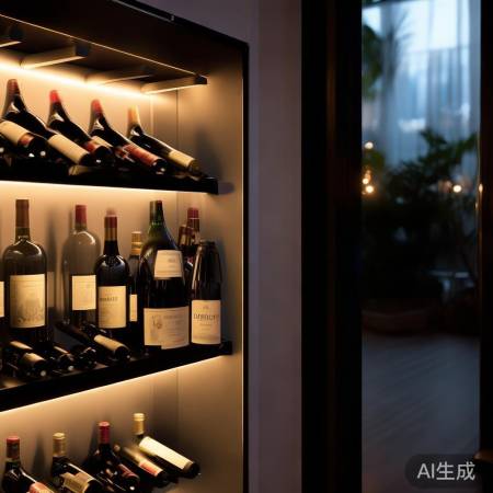 红酒柜背板,美且实用