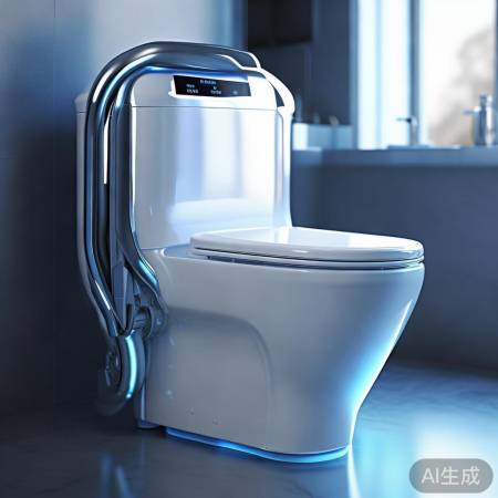 智能马桶伴侣,自动清洁神器