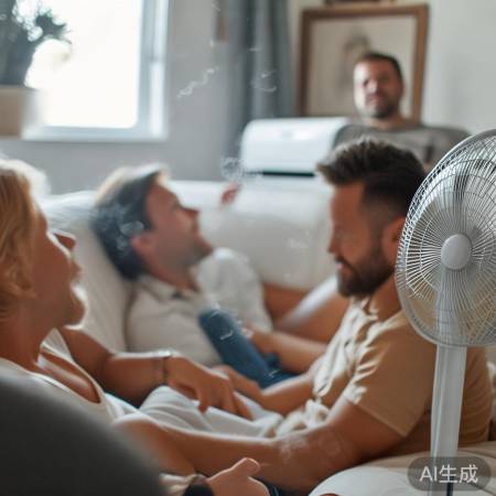 空调风扇风速调至最佳