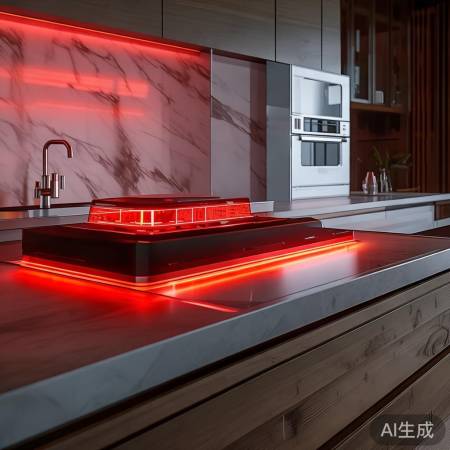 红外燃气灶,科技感满满