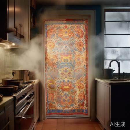 厨房门帘隔热降温