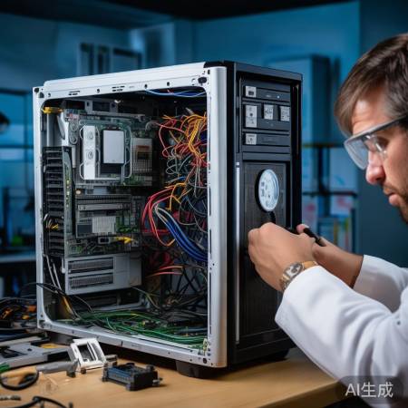 主机慢疑部件故障，速联系维修。