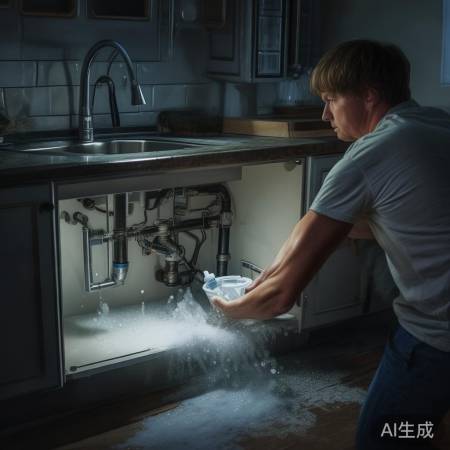 “检查燃气泄漏，及时通风报修”