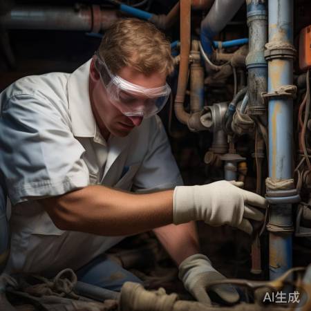 “管道老化需更换，专业施工安全