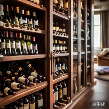 红酒瓶收纳酒柜尺寸图，轻松打造家居美酒空间