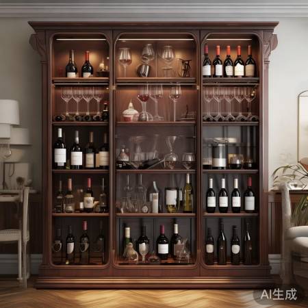 酒柜巧用，美酒装饰