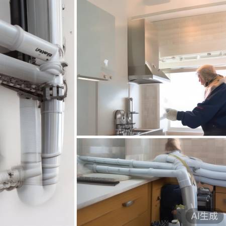 风道安装，直通密封，倾斜检查。